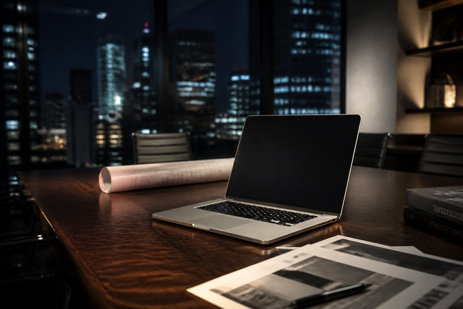 MacBook em ambiente corporativo